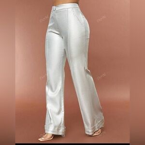 D&M Seam Front Flare Leg Pants